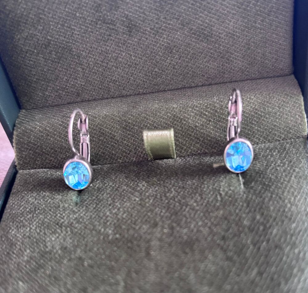 Swarovski crystal drop earrings