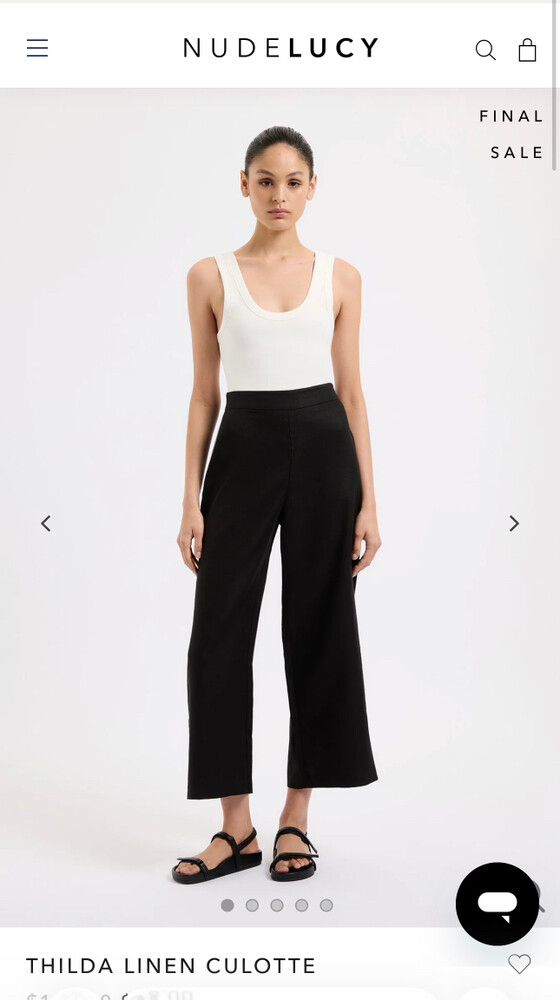 Nude Lucy Thilda Linen Culotte