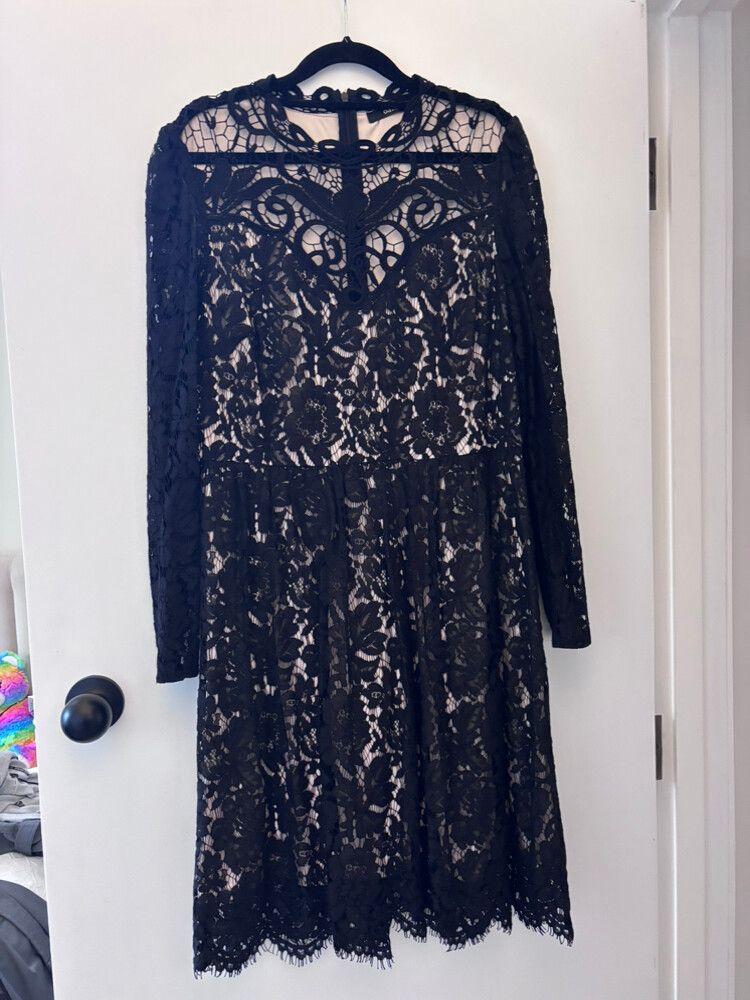 Oasis - Oasis Black Lace Dress on Designer Wardrobe