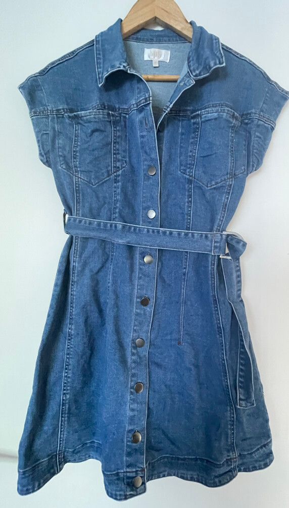 Billy J Boutique - Billy J Ilena Mini Dress - Denim on Designer Wardrobe