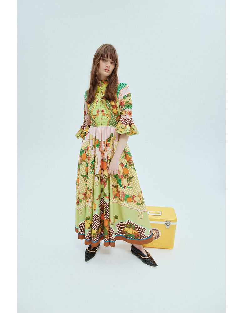 Lemonis jacquard Dress