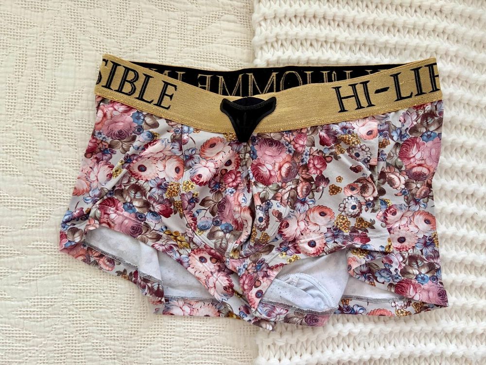 L’Homme Invisible Floral Boxer Briefs – Size L