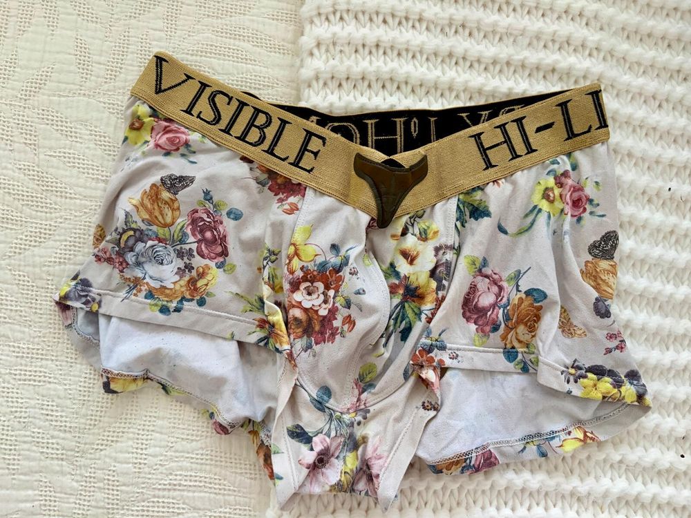 L’Homme Invisible Floral Boxer Briefs – Size L