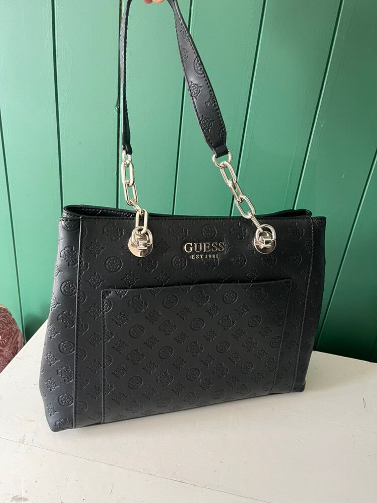 Guess Black Satchel/Bag