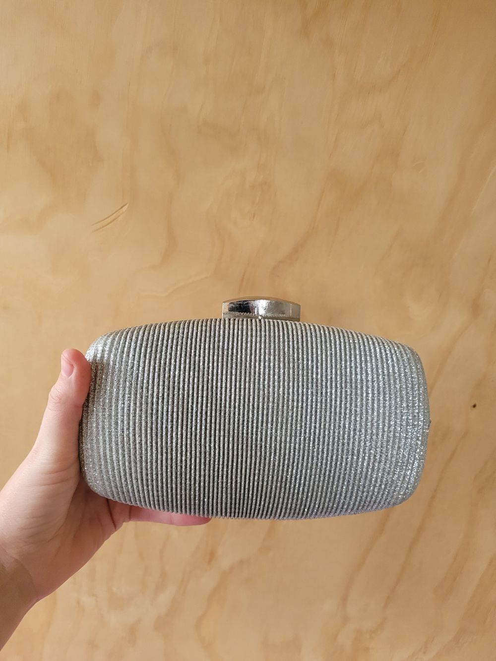 Silver clutch