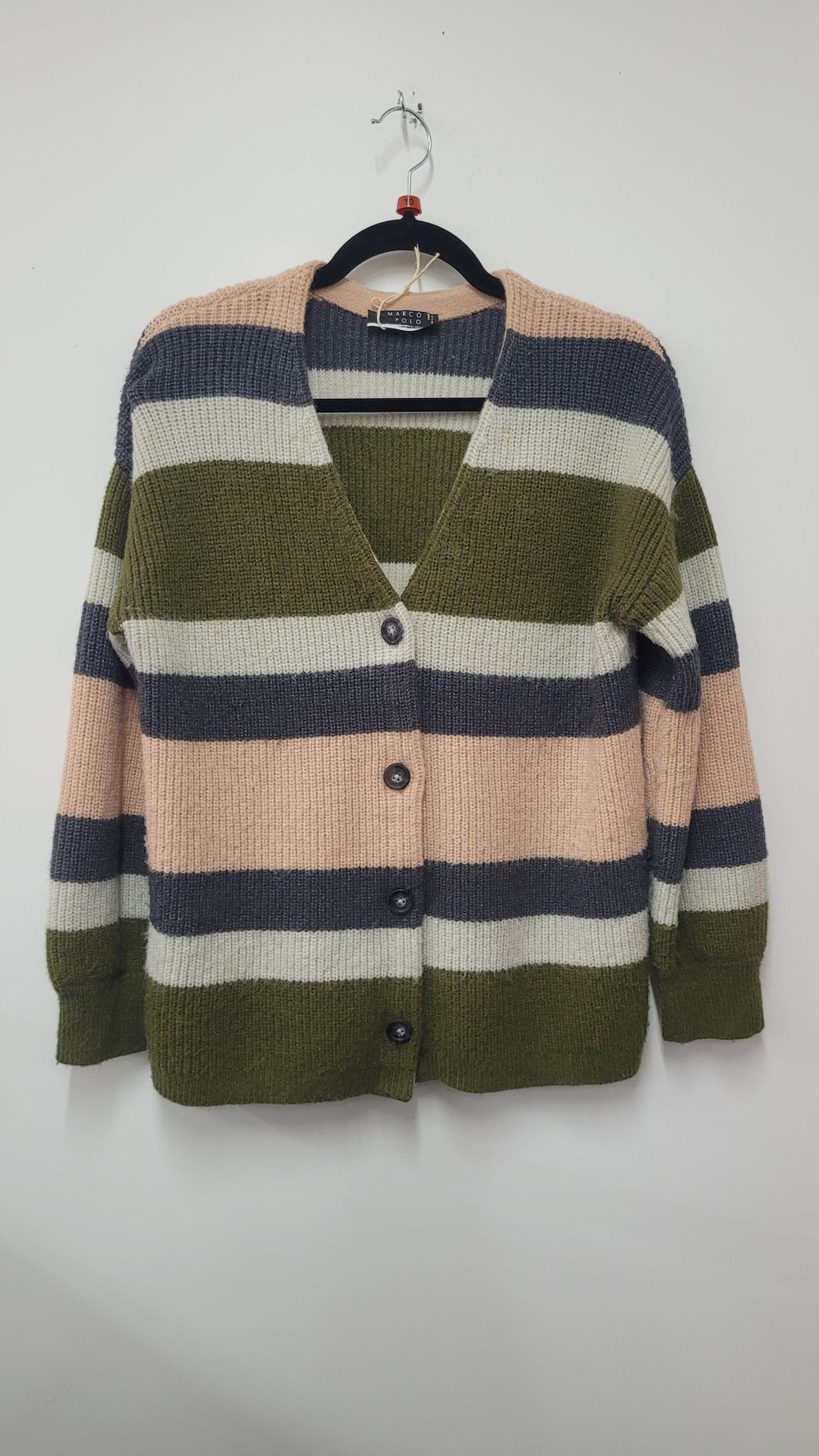 Marco Polo Striped Knit Cardigan