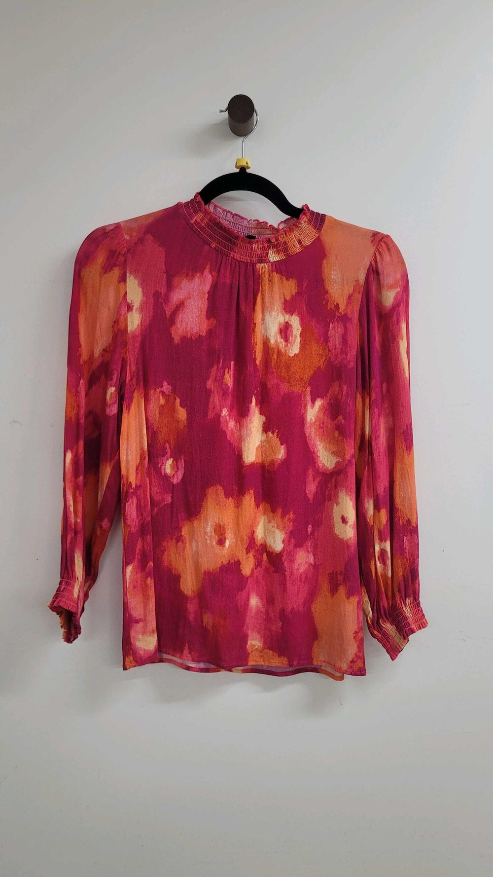 Zafina Pink and Orange Floral Blouse