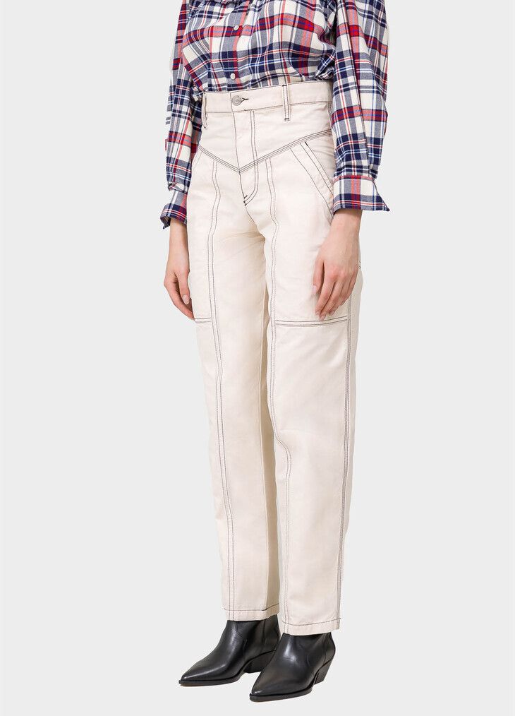 Isabel Marant Etoile Beige Denzel Pants