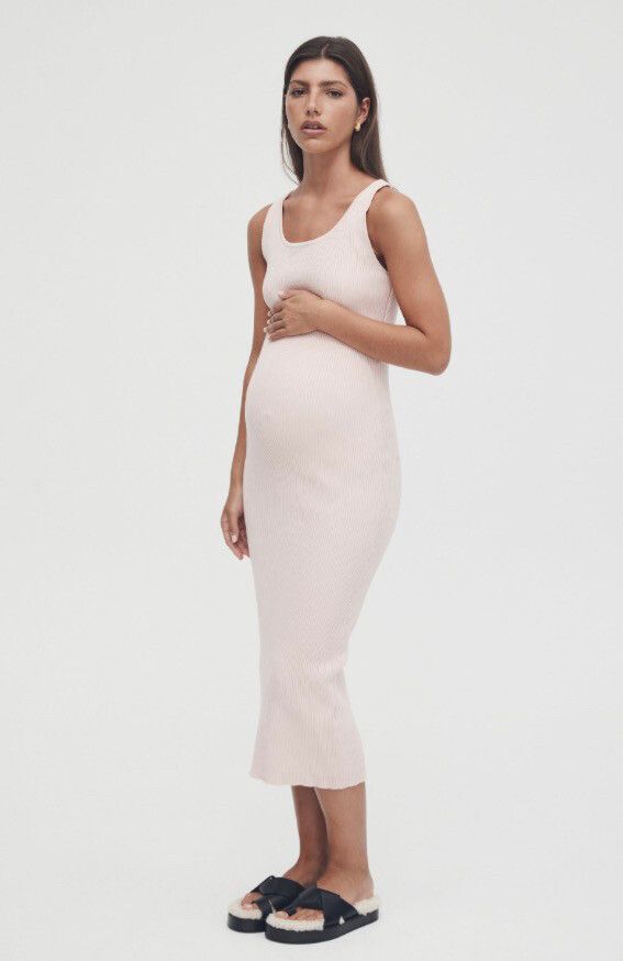 Legoe Heritage Pink Maternity Dress
