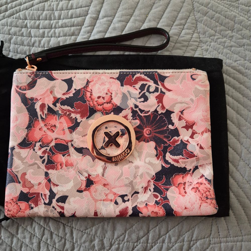 Mimco Floral Clutch Pouch
