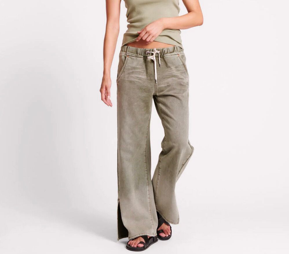 One Teaspoon Khaki Wide Leg Pant