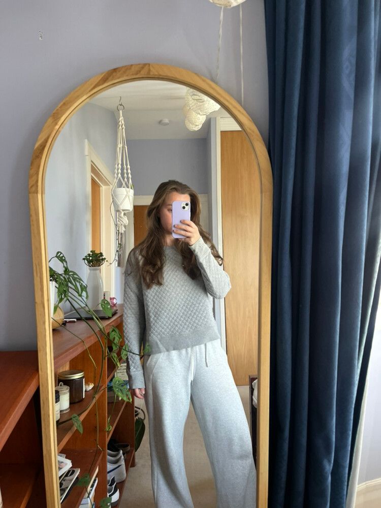 Waffle Grey Sweatshirt