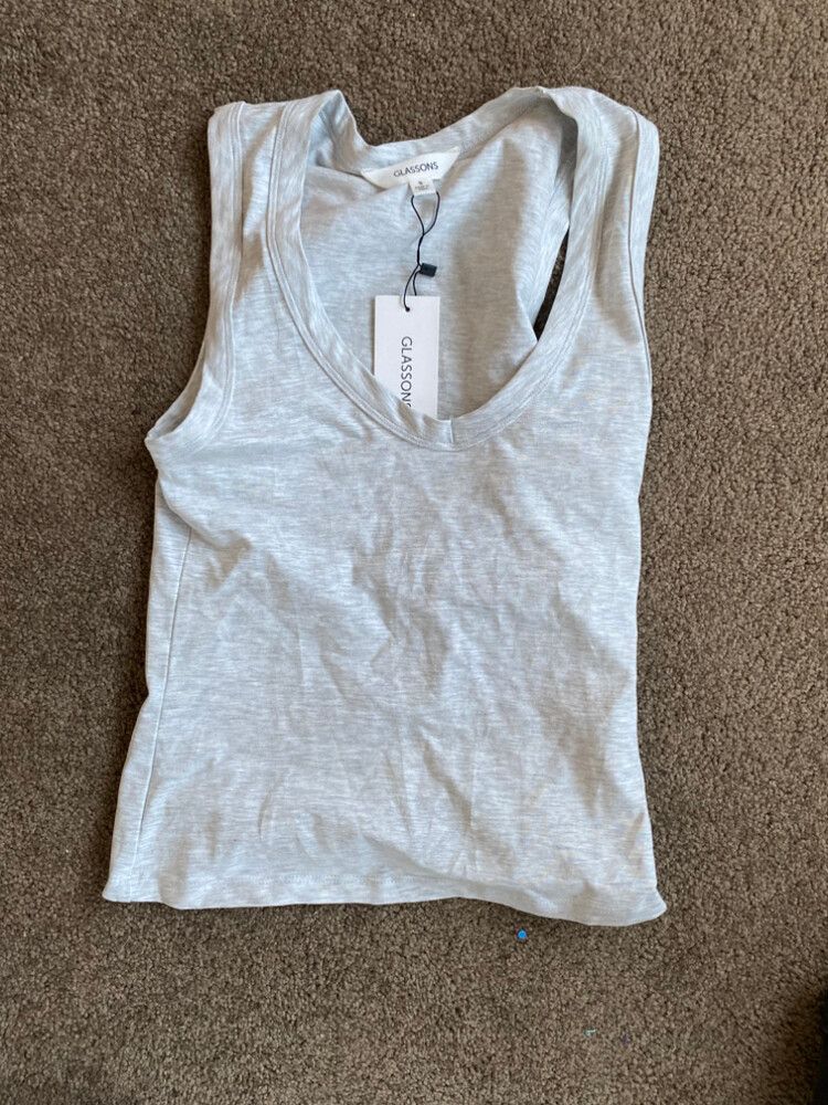 Glassons Grey Marle Tank Top