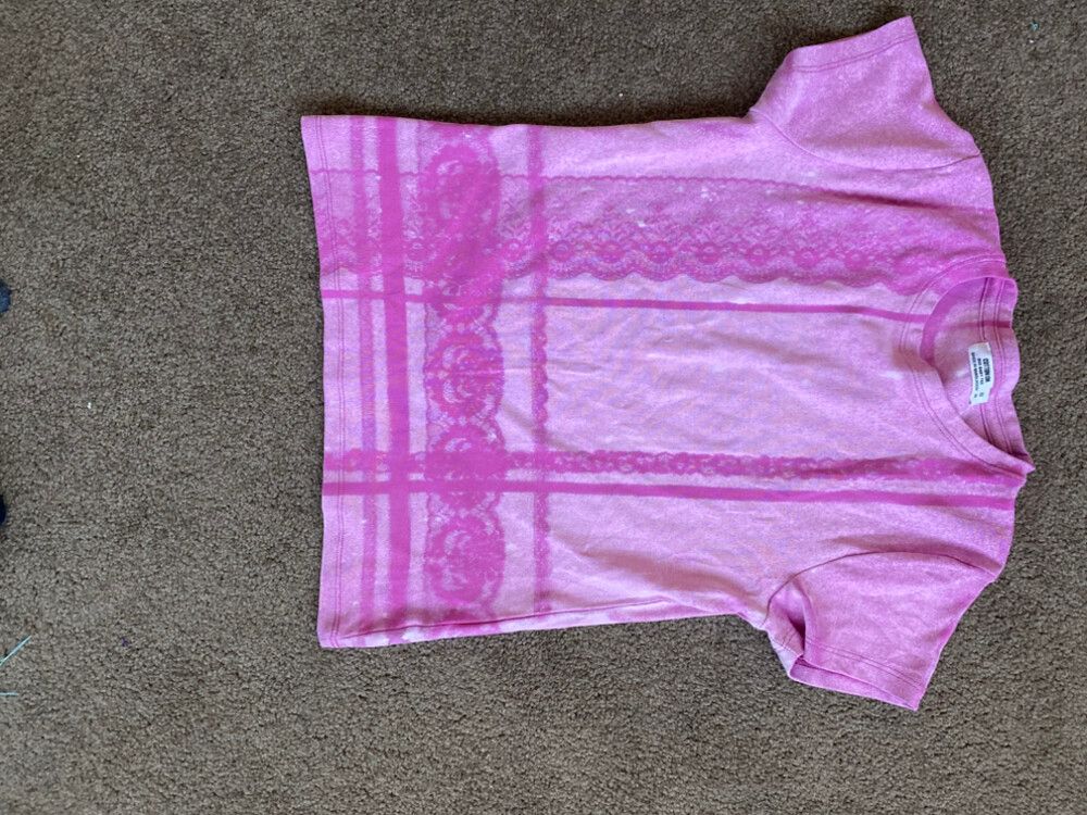 Cotton On  custom Pink Lace Print Tee
