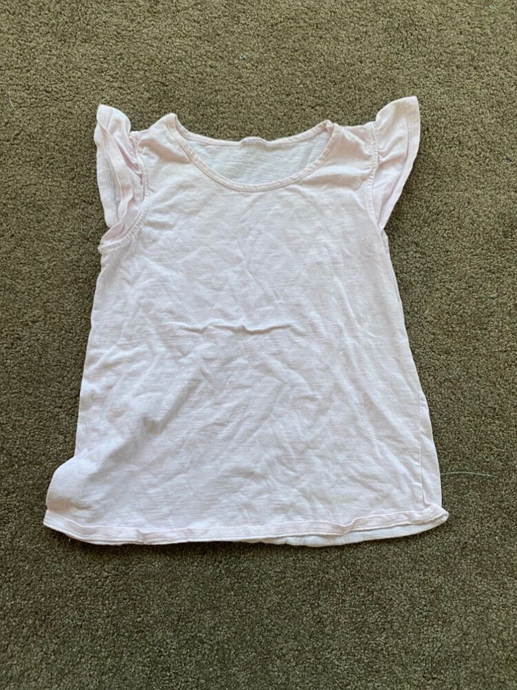 Pink Ruffle Sleeve Top