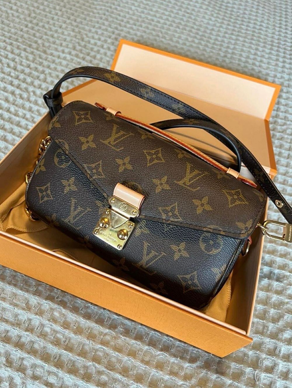 Louis Vuitton Brown Monogram Crossbody Bag