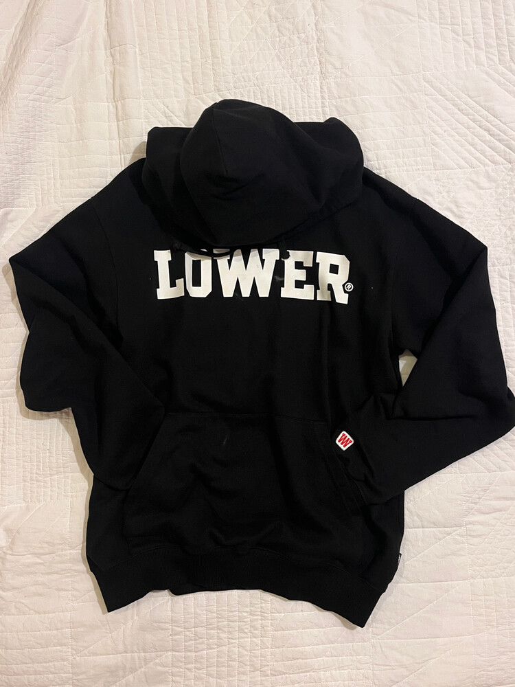 Black Lower Hoodie