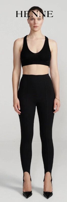 Blair Black Stirrup Pants Bnwt Rrp $169 Size 16 casual summer minimalist
