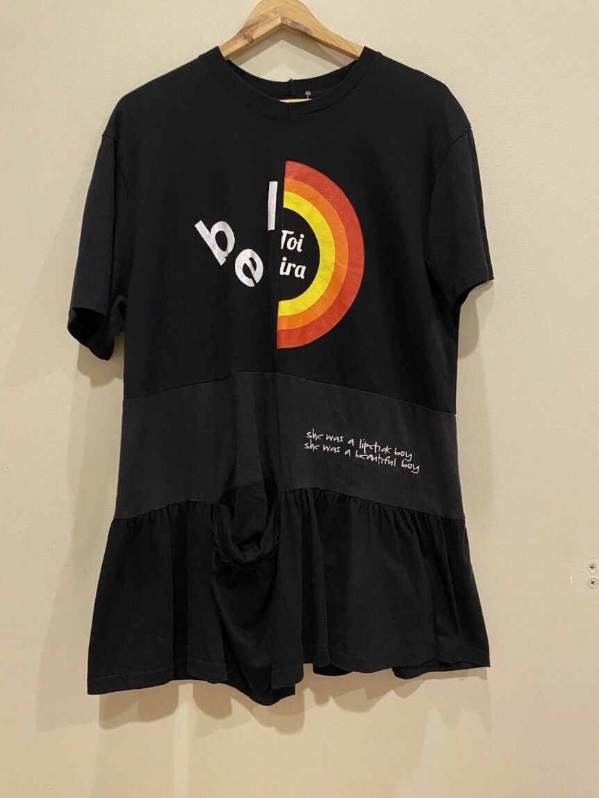 Company of Strangers - T-Shirt Dress Size Medium Grunge 90s Party  Minimalist Edgy on Designer Wardrobe