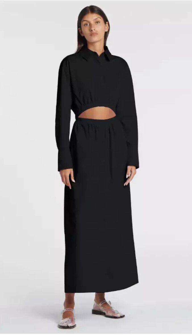 Sir The Label Ilkin Deconstructed Shirt Dress Size 2/MED BNWT$450 quiet luxury