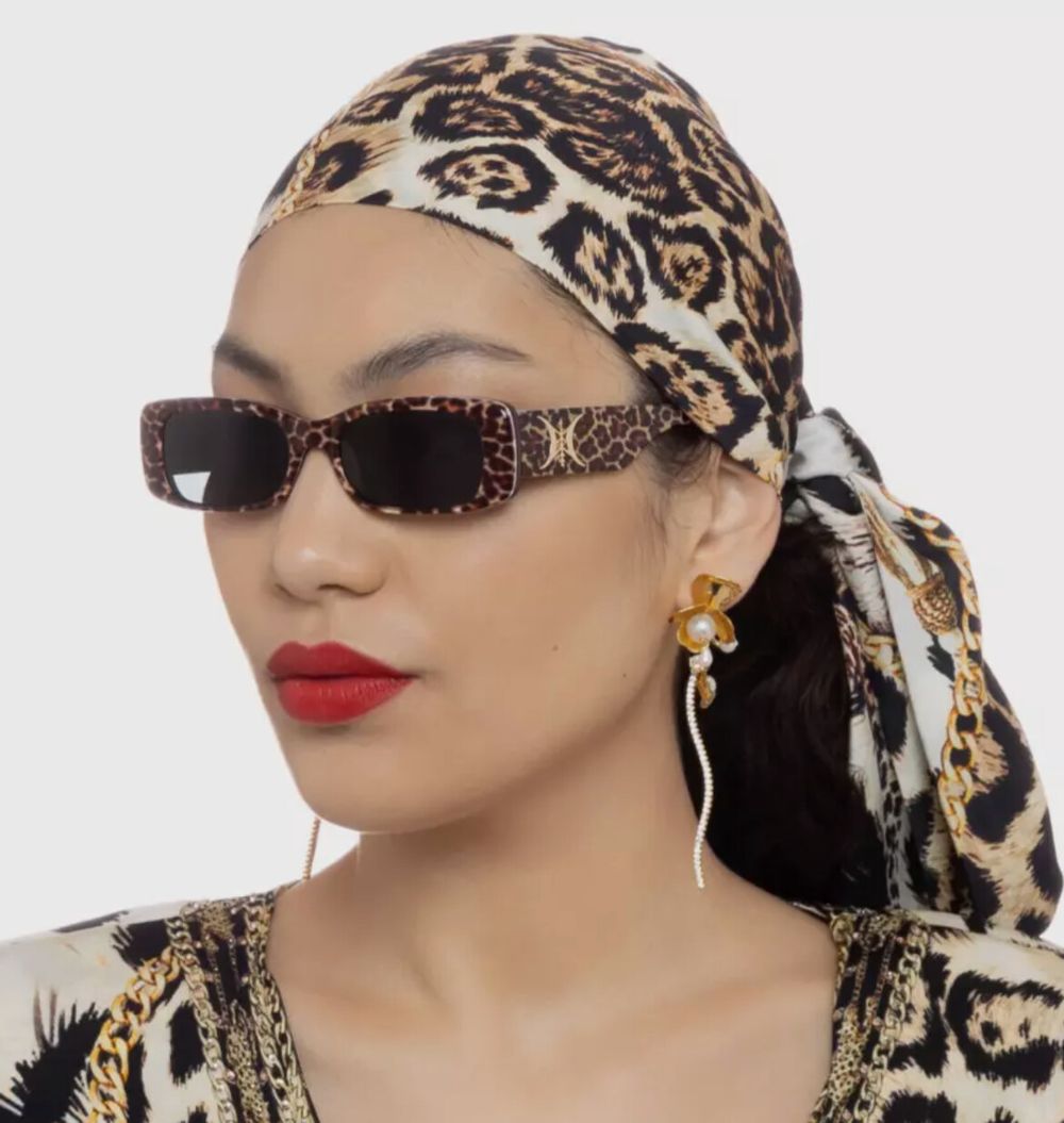 Camilla New With Case THE SCENIC ROUTE LEOPARD PRINT Sunglasses Party RRP$360