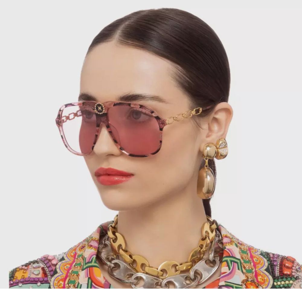 Camilla New With Case THE HEIRESS Pink Sunglasses Summer Resortwear RRP$380