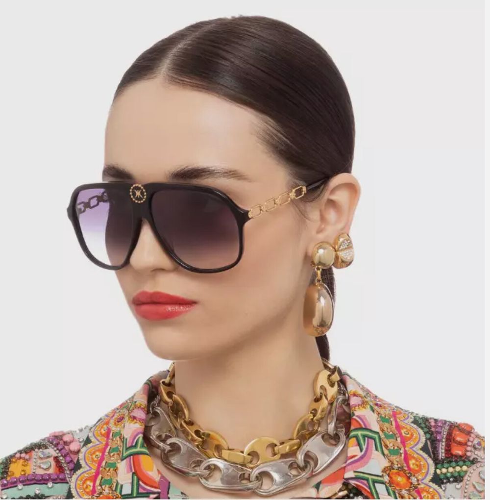 Camilla New With Case THE HEIRESS BLACK Sunglasses Summer Resortwear RRP$380