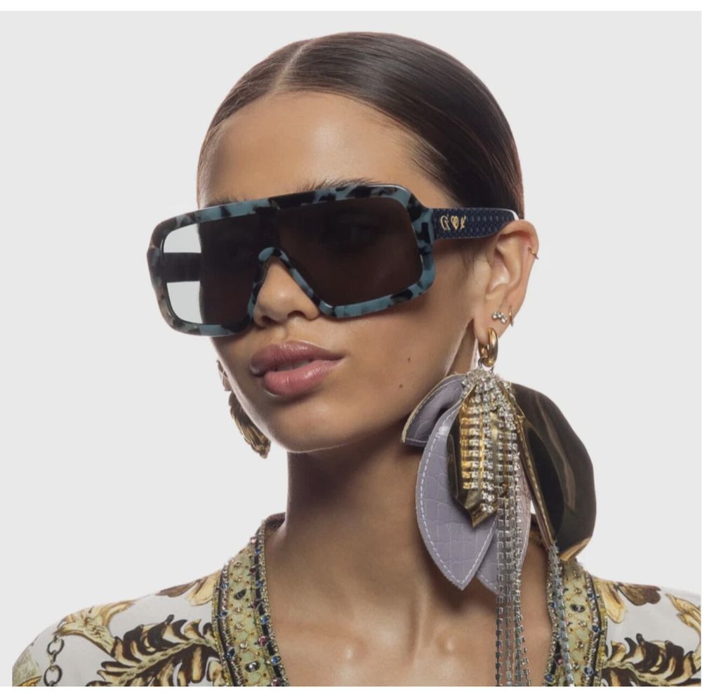 Camilla New With Case NO PHOTOS PLEASE BLUE TORT MONOGRAM Sunglasses RRP$380