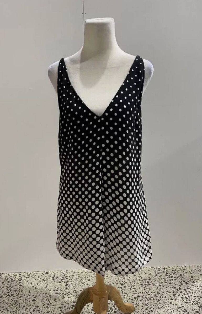 Zimmermann Black and White polkadot mini playsuit size 0/XS Glam Party Romantic