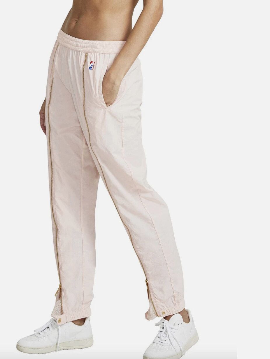 P.E Nation Pants Size Large Corner Track Athletic Sporty Gym Pink