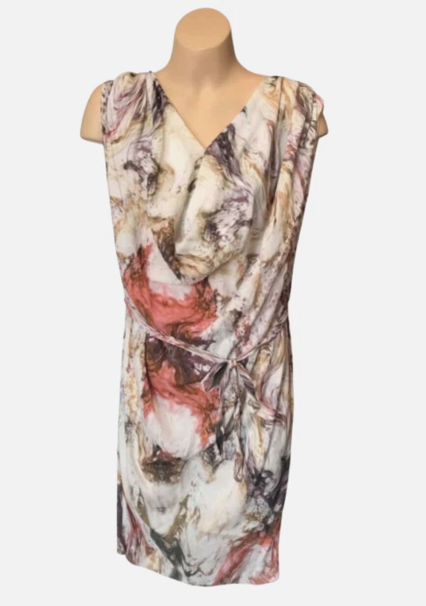 Morrison Pierre Dress BNWT$449 Size S/m Elegant Silk Cocktail Summer Party 90s