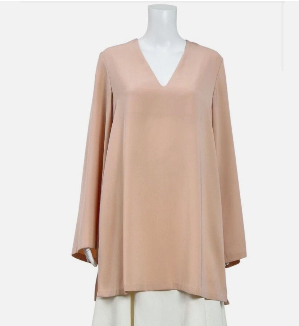 Acler Hem Slit Blouse aus8/us4/uk8 quiet luxury designer relaxed 90s cocktail