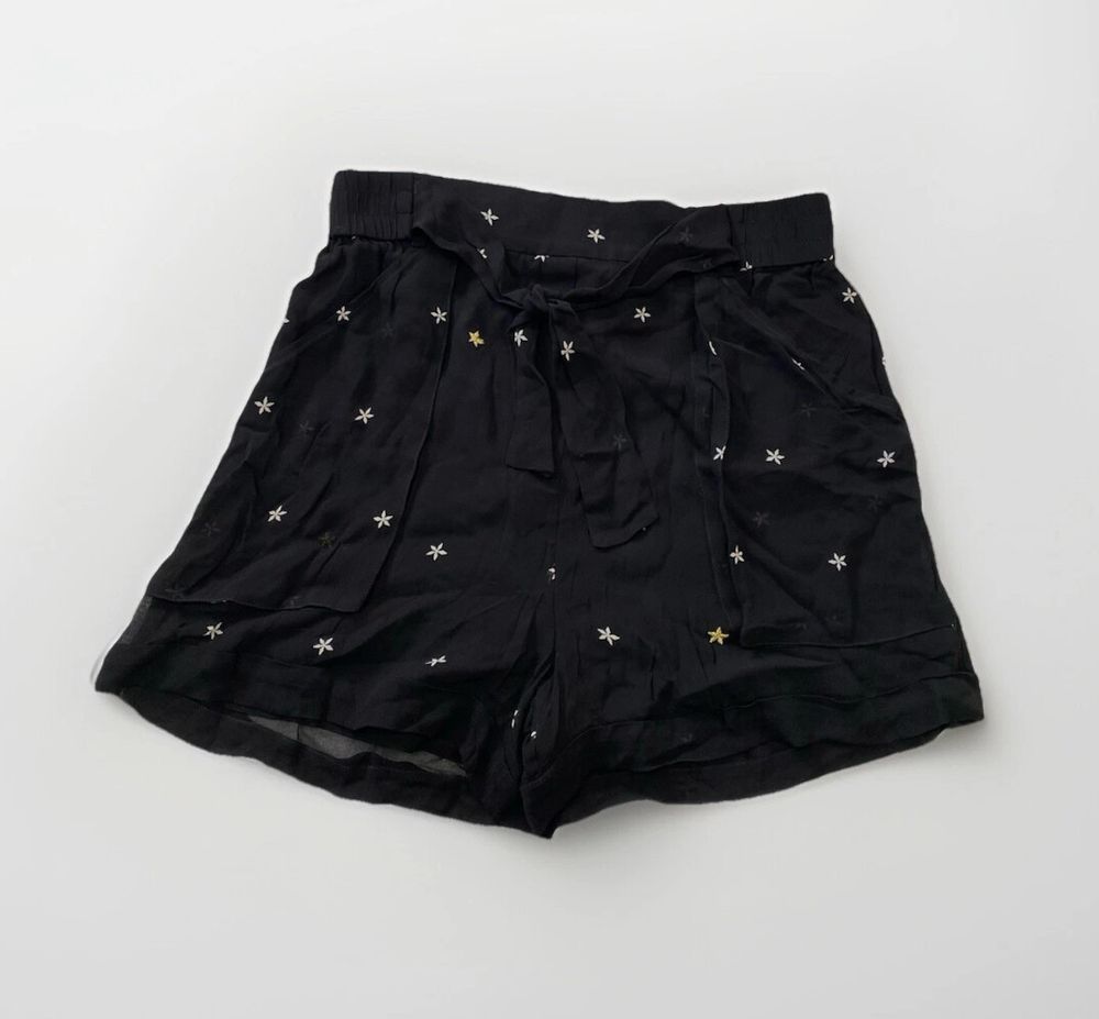 SASS & BIDE Star Embroided Shorts Size EU38/Aus&UK8/US4 Casual Romantic Summer