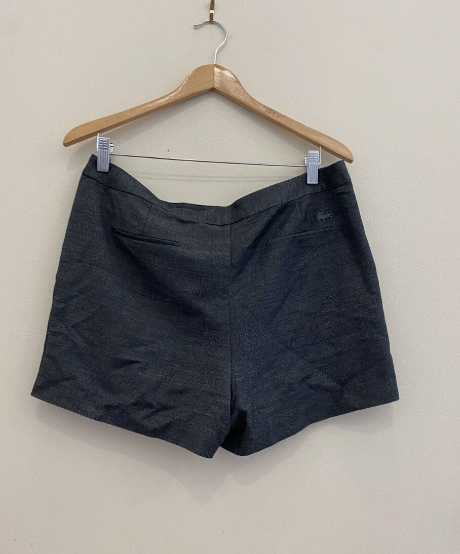 Lacoste Wool Mini Shorts Size uk14 BNWT Preppy Casual Winter Glam Minimalist
