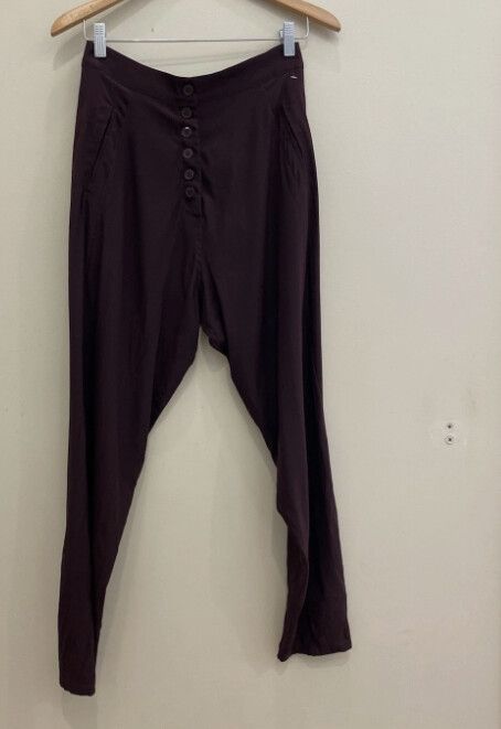 SCANLAN THEODORE Silk Pants Size 8 Glam Party Designer Minimalist Chic