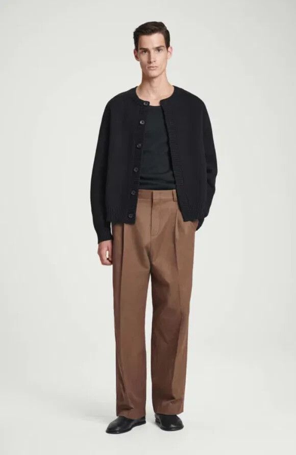 COS Black Wool Cardigan US XS/AUS&UK S Relaxed Winter Casual Designer Button up