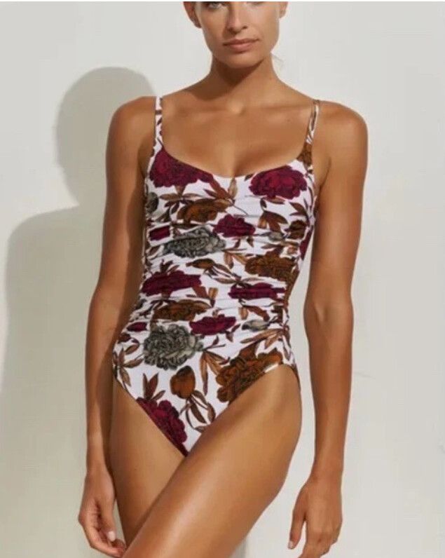 MARYAN MEHLHORN Floral One Piece Swimsuit Size XXL/AU16/UK16/US14 Cup:C