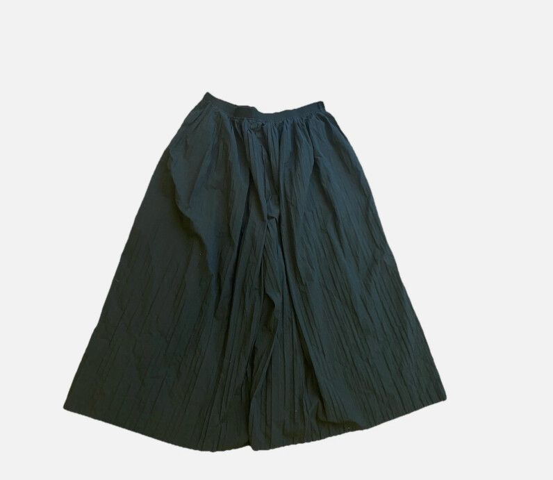 GORMAN Black pleated Wide Leg Pants Size 16 Casual Preppy Work Designer