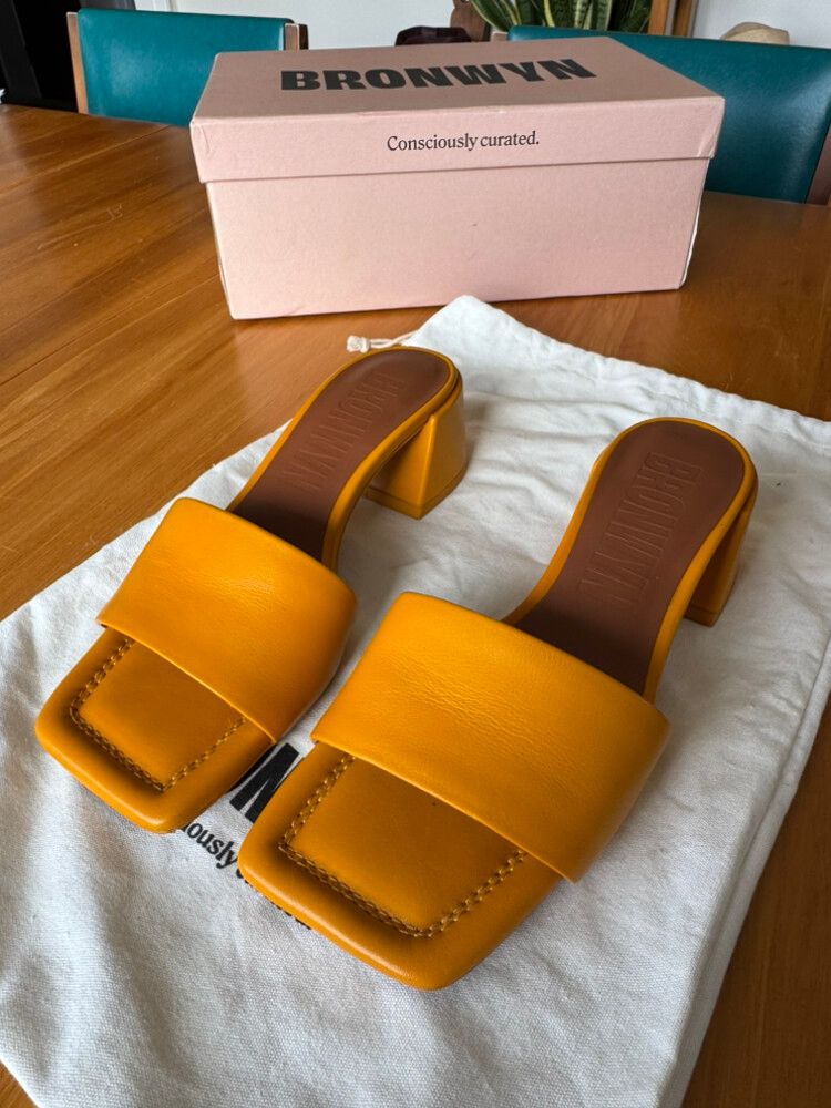 Bronwyn Yellow ‘Stevie’ Mules 36