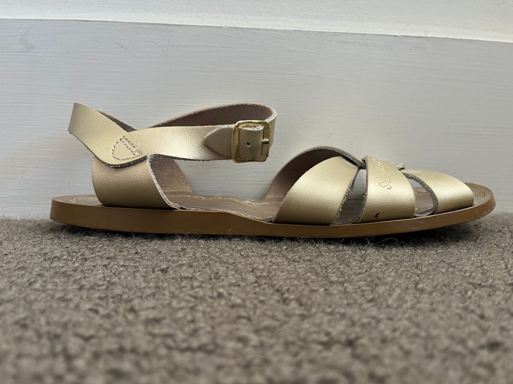 Gold Saltwater Sandals
