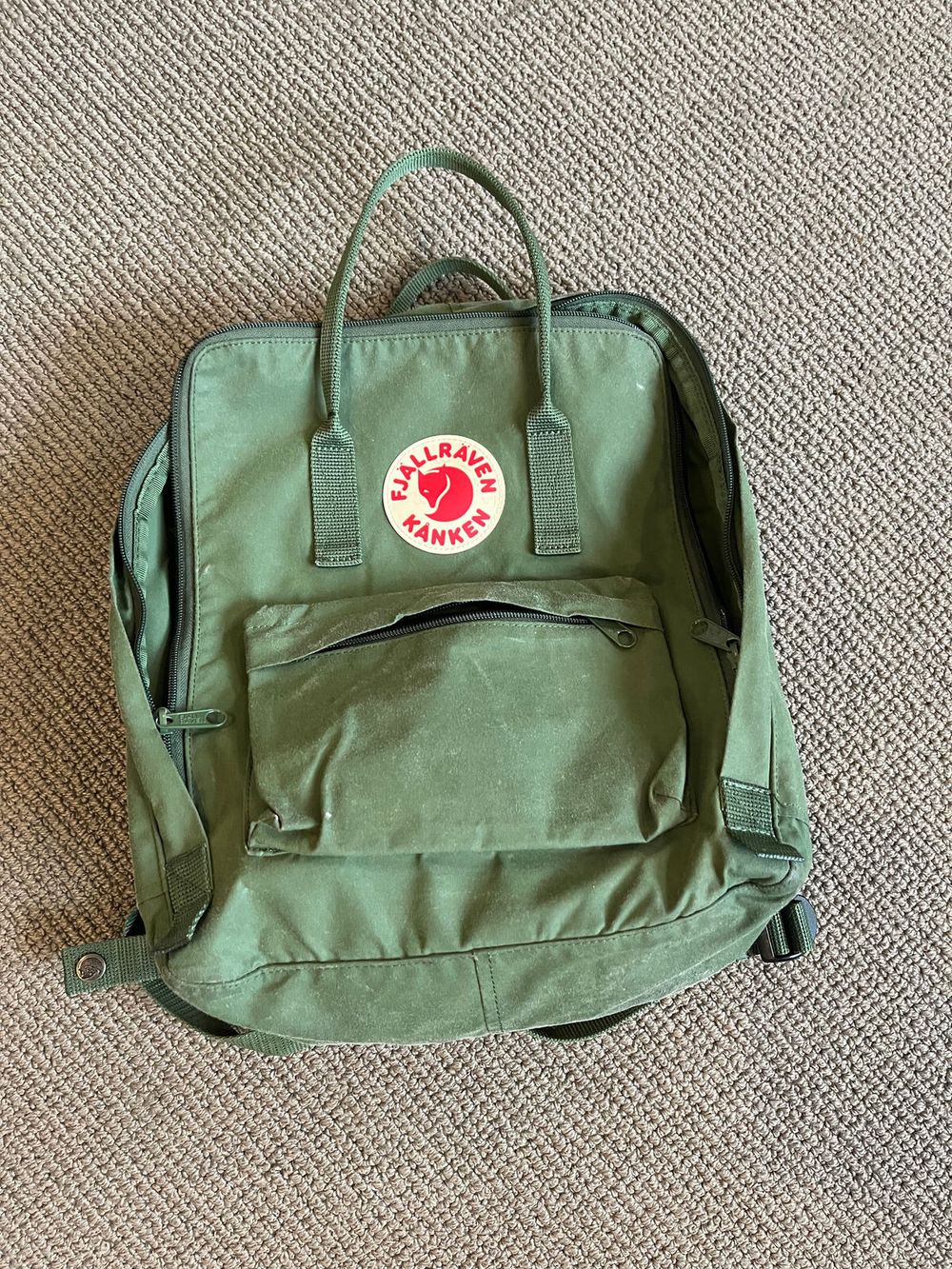 Fjallraven Green Backpack