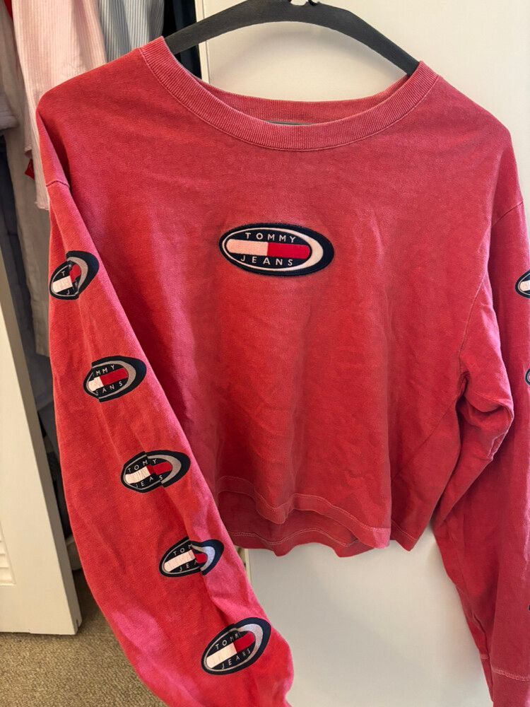 Tommy jeans Cropped Long Sleeve Top