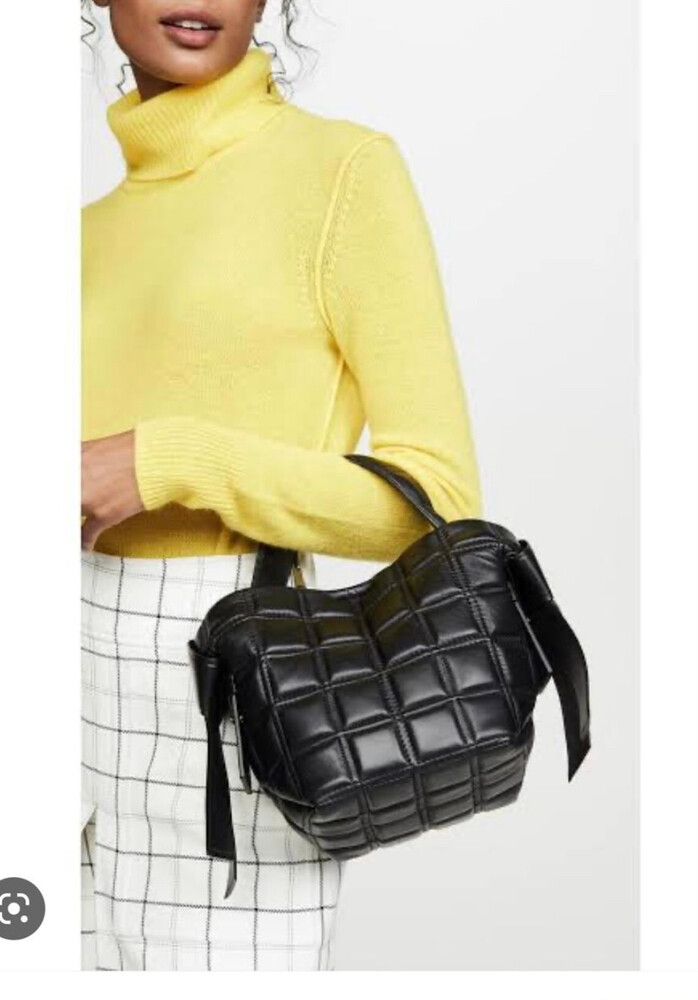 Acne Studios Musubi Black Leather Handbag