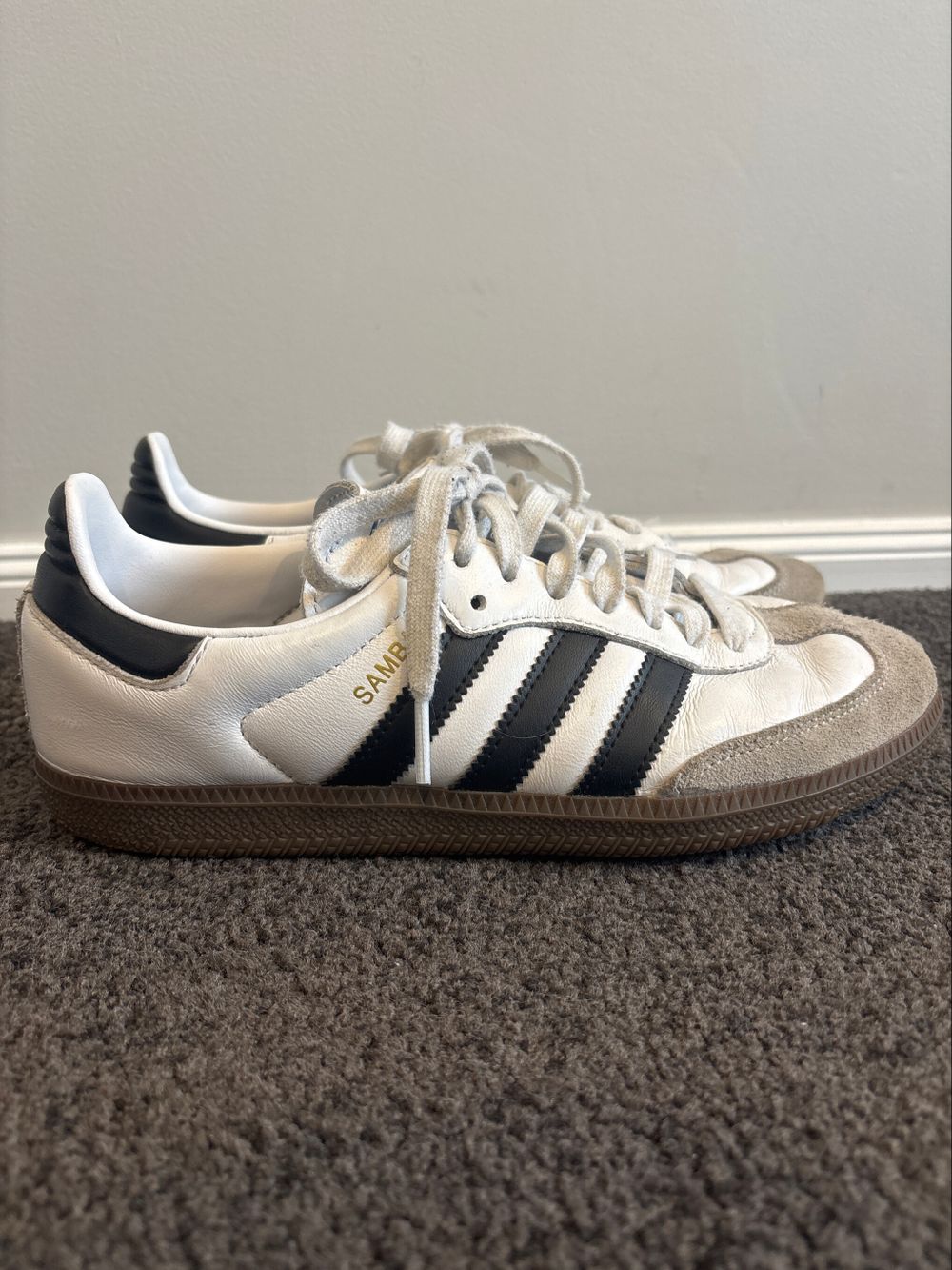 Adidas White Samba Sneakers