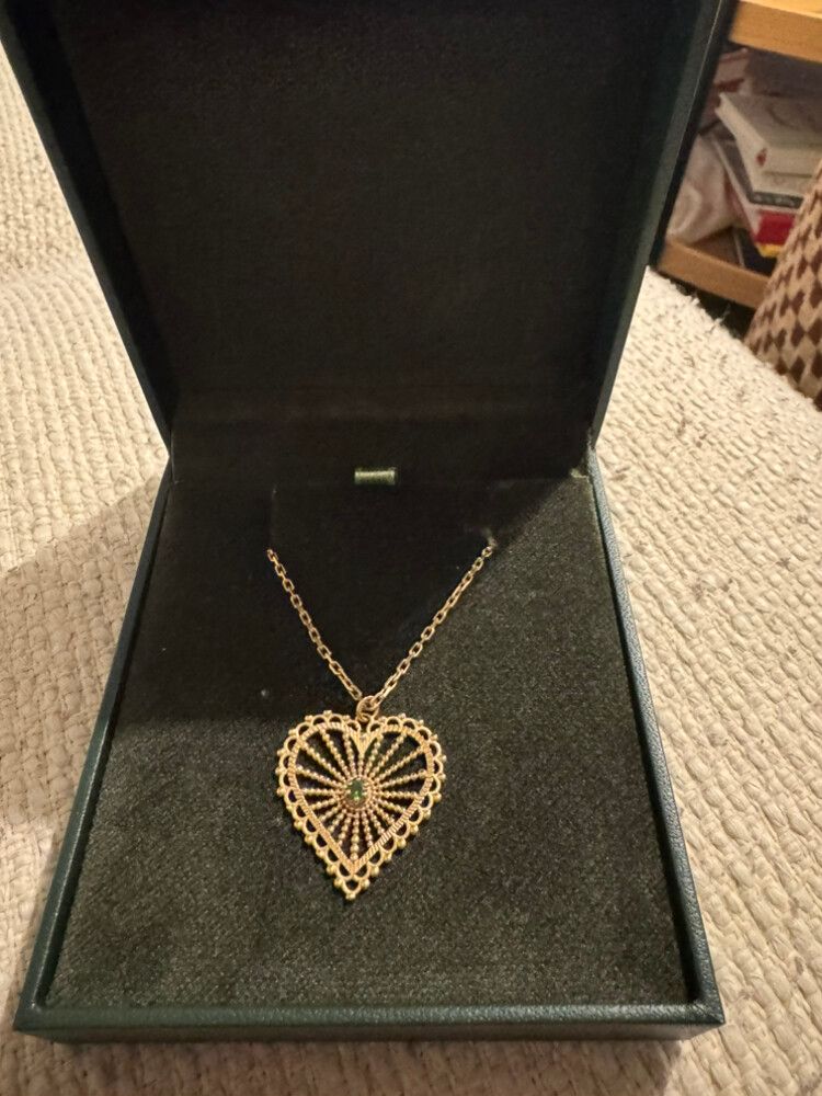 Zoë & Morgan Gold Heart Amor Necklace