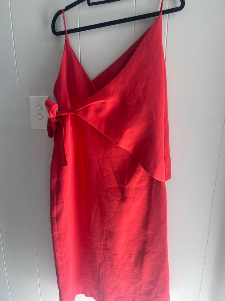 strapless open back dress Garden Angel Red Coquette Dress main image 0