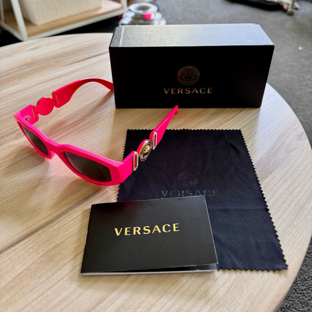 Pink Versace Biggie Sunglasses