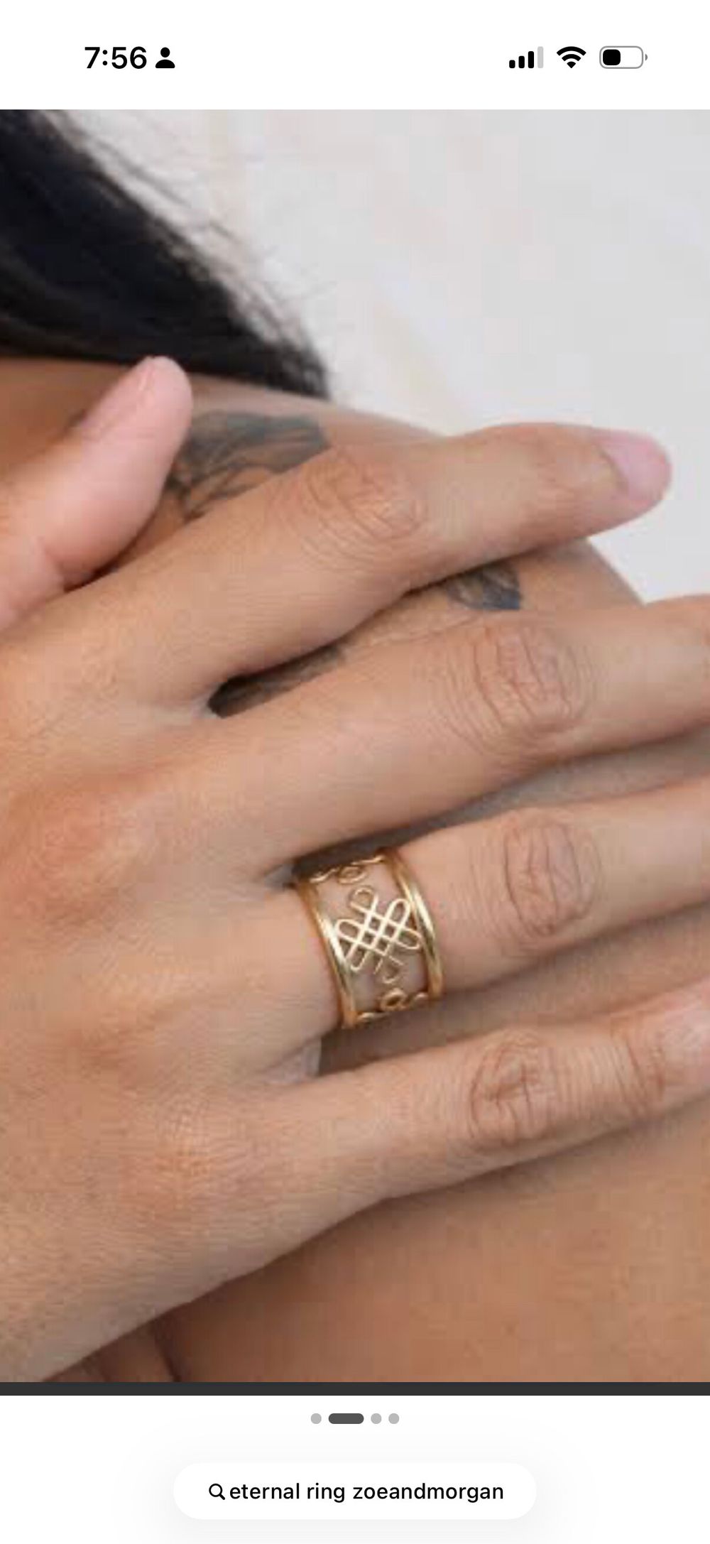 Zoe & Morgan eternal ring
