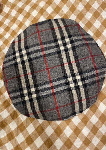 Burberry Plaid Beret