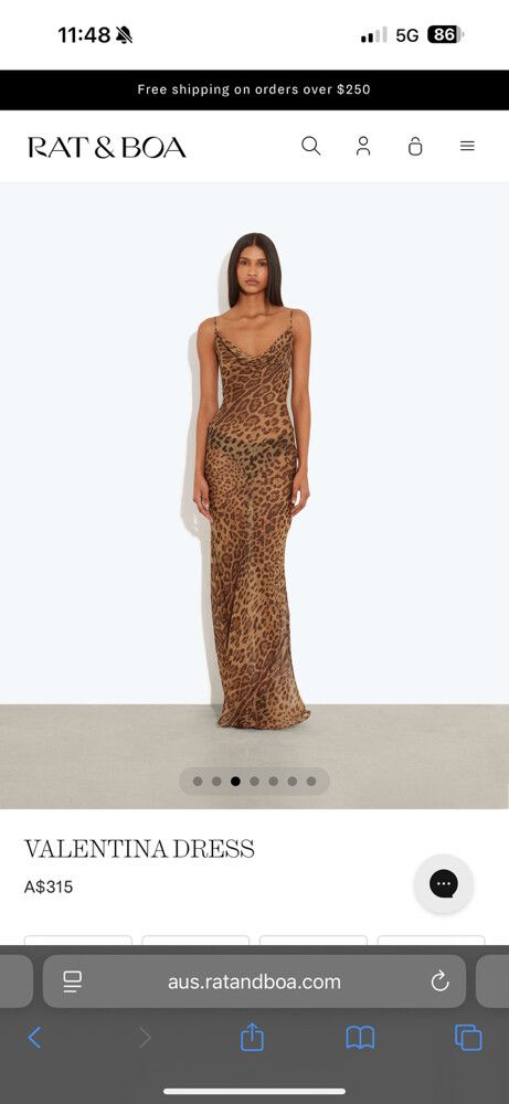 Rat & Boa - Rat & boa VALENTINA DRESS on Designer Wardrobe Rat & Boa - Rat & boa VALENTINA DRESS on Designer Wardrobe